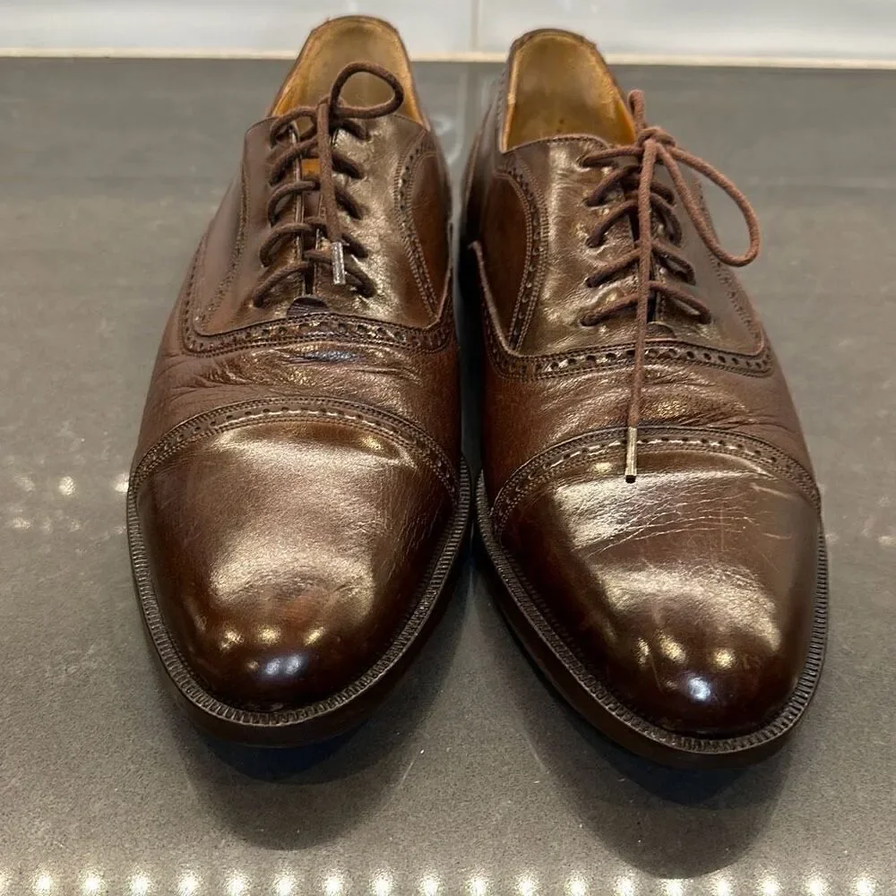 Mezlan Florence Leather Oxford Lace Dress Shoes